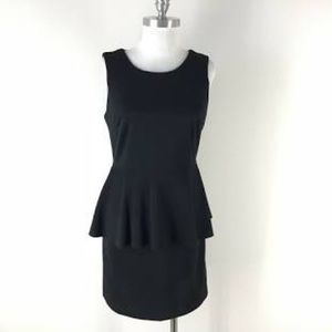 Julie Brown Women’s Black Peplum Dress Size Large